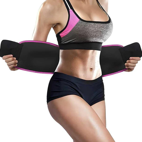 Sweat Belt for Belly Fat Burner – Hot Body Shaper Waist Trimmer for Men & Women